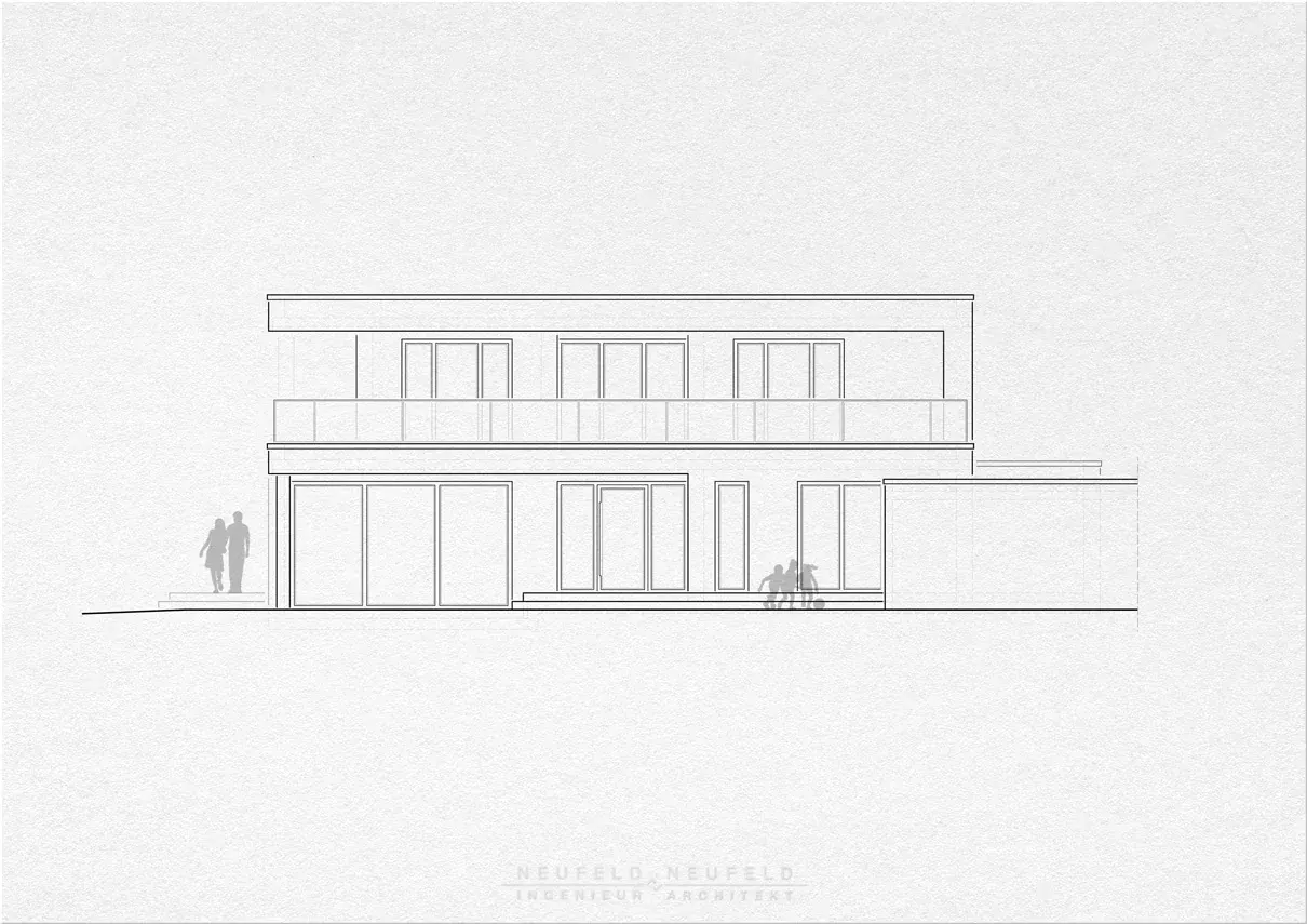 Ansicht – Einfamilienhaus ES19, Planung Neufeld & Neufeld